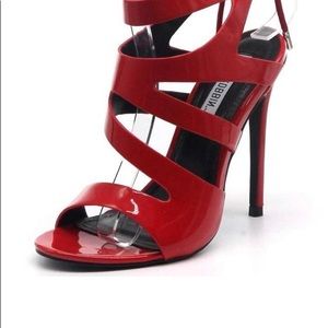 Red womans heel